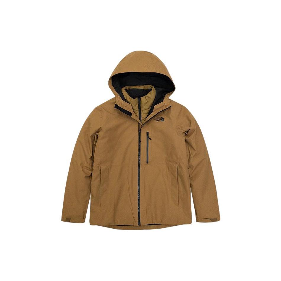 THE NORTH FACE TABLE Waterproof, Windproof, Breathable, And Thermal Windbreaker Jacket Men's Brown NF0A83SL-YW3