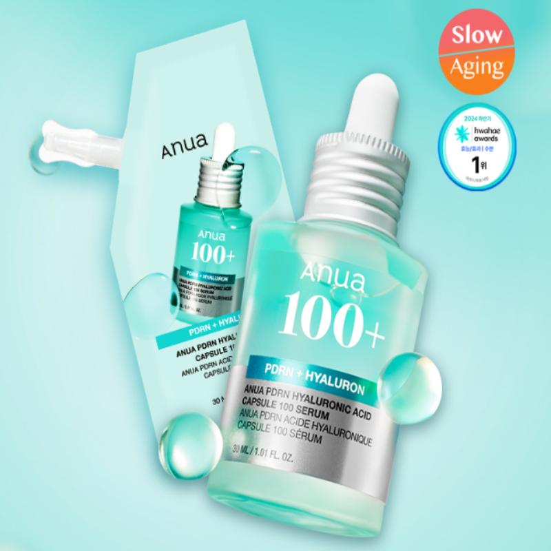 

Anua PDRN Hyaluronic Acid Capsule 100 Serum 30ml+Refill 30ml