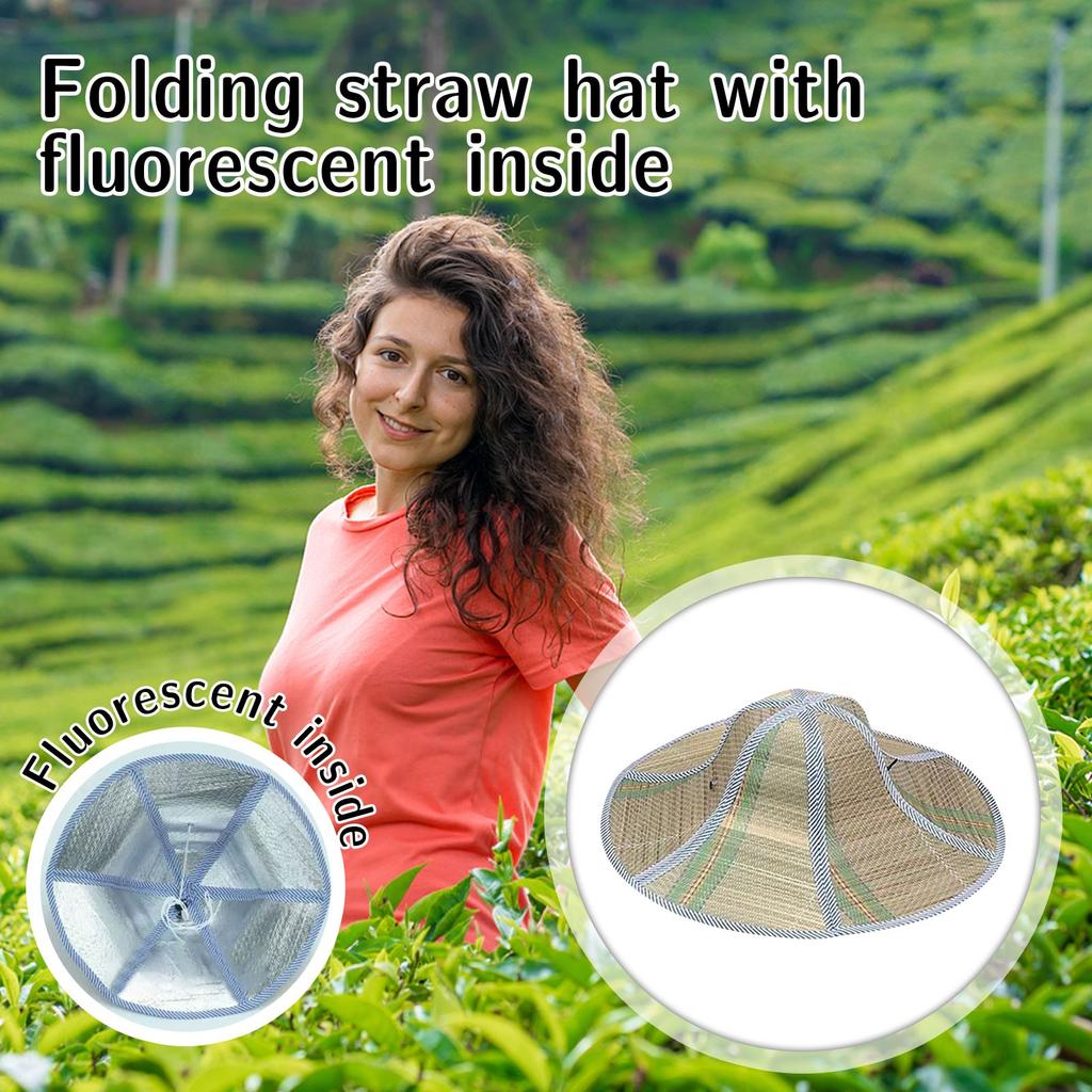 Sun Cape Hat Rainproof Tea Picking Hat Wide Hat Cover