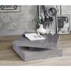 Swivel Square Coffee Table - Particle Board - Light Gray Concrete Decor - Classic - L 78 X D 78 X H 35.4 Cm - COFFEE