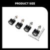 Heavy Duty Side Box Base Pad Aluminum Alloy Luggage Rack Fastener for Motorcycle Trailer Accessories
