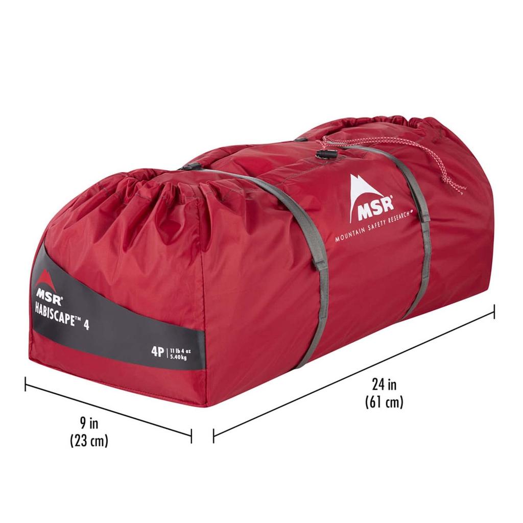 MSR Outdoor Camping Front Country Tent Habiscape 4 for 4 People Japanese 37078 [Genuine Product]