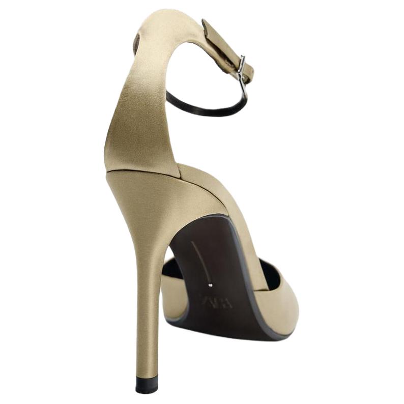 Zara Eleganti Tacchi Alti con Tacco a Spillo da 9cm Scarpe da Donna Verdi 1236610069