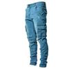 Jeans Elasticizzati da Uomo con Tasche Laterali per Snellire, Vestibilità Slim e Vestibilità Aderente