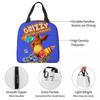 Grizzy und die Lemminge Zeichentrick Anime Isolierte Lunchtasche für Damen Kinder Tragbare Lebensmittelboxen Thermische Lunchbox Tragetasche