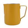 Milk Frothing Pitcher 304 Stainless Steel Latte Art Cup Coffee Accessories Yellow 500ML