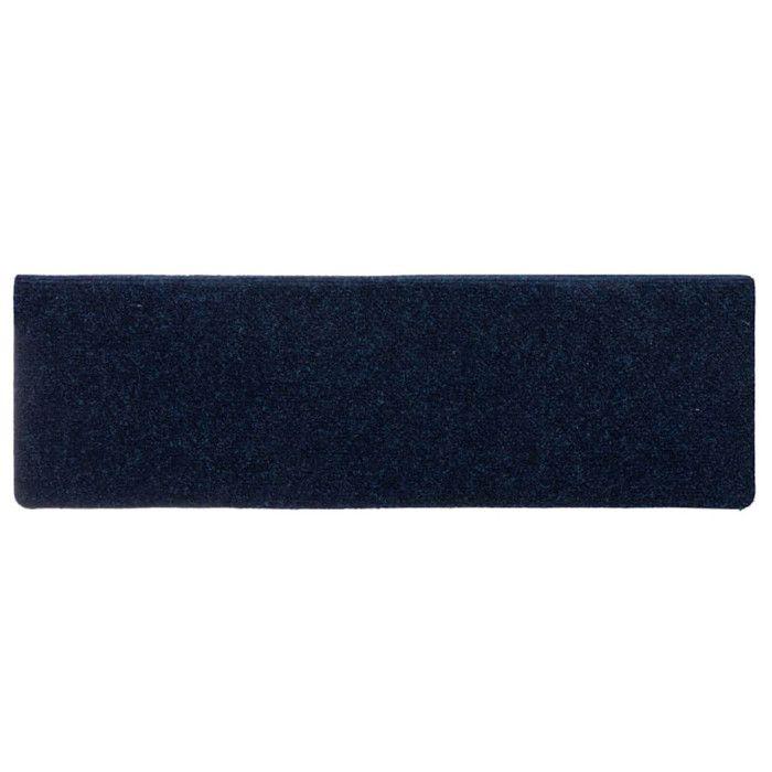 VidaXL Self-adhesive Stair Treads 30 Pieces 65 X 21 X 4 Cm Navy Blue Rectangular Edge 3365701