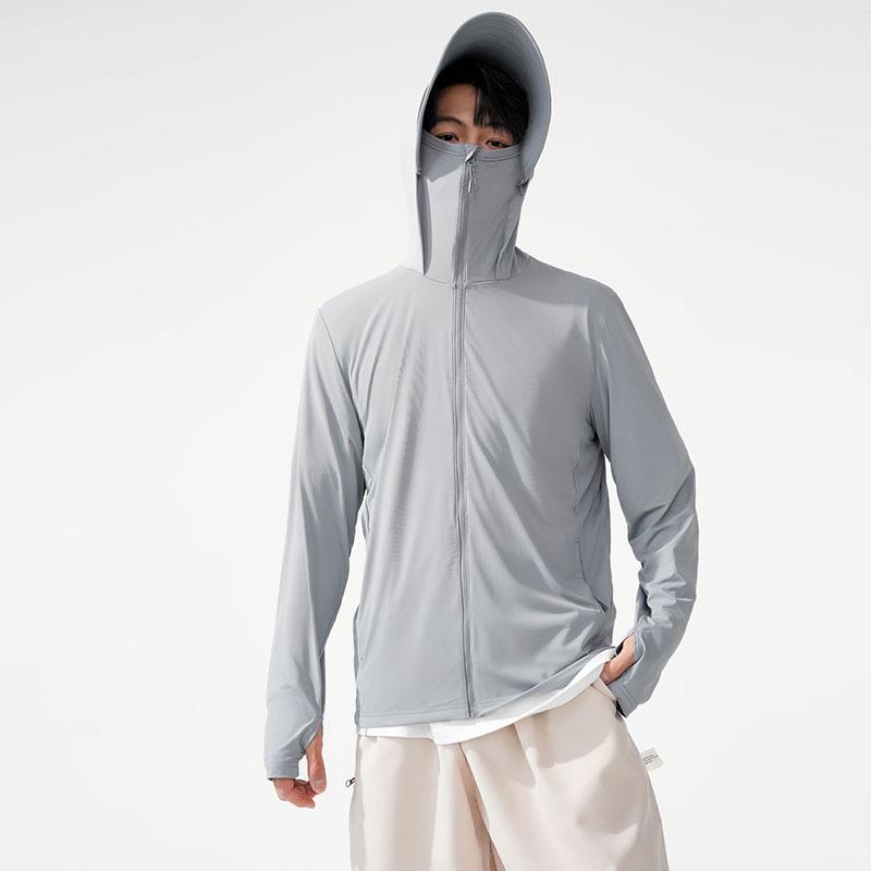 Unisex UPF 50+ Sun Protection Clothing with Extra Large Brim - Fashion Ice Silk for Summer
