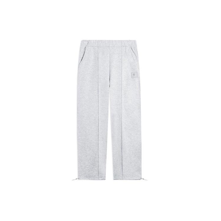 Li-Ning BadFive Logo Loose Fit Fleece Pants Grey Men s AKLSB91-1 XXXL
