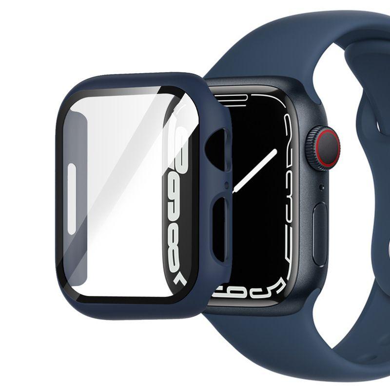 Durable Pc Case With Hd Clear Screen Protector For Apple Watch Protects Against Accidental Drops