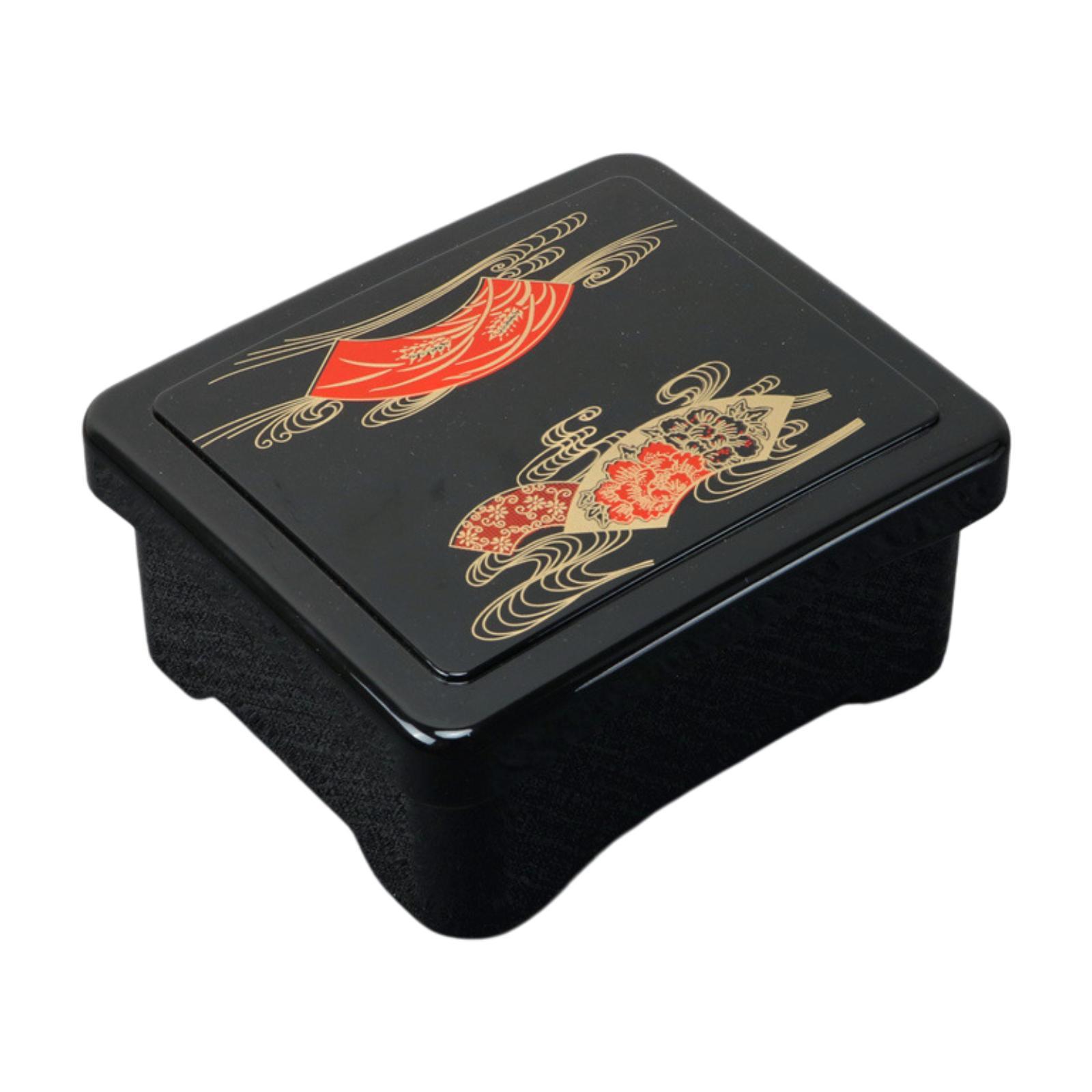 

Unagi Don Box with Lid Rectangle Portable Imitation Lacquered Fruits Container