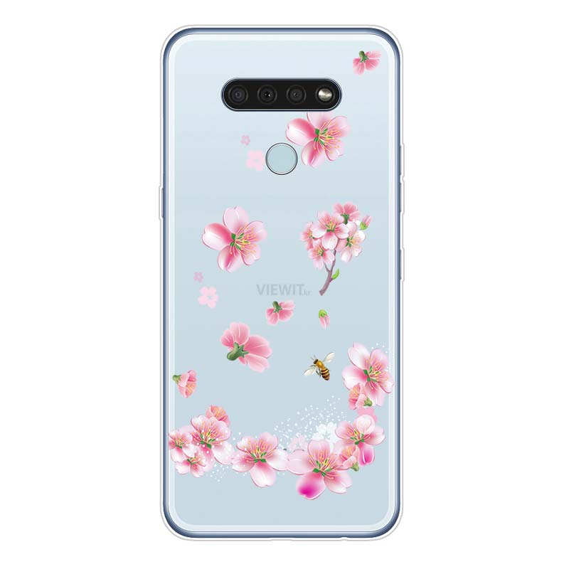 Love Fresh Flowers For LG K92 K52 K62 K22 K71 K61 K51S K41S G8 G8S G8X V35 V50 V40 V50S V60 Q60 Phone Case