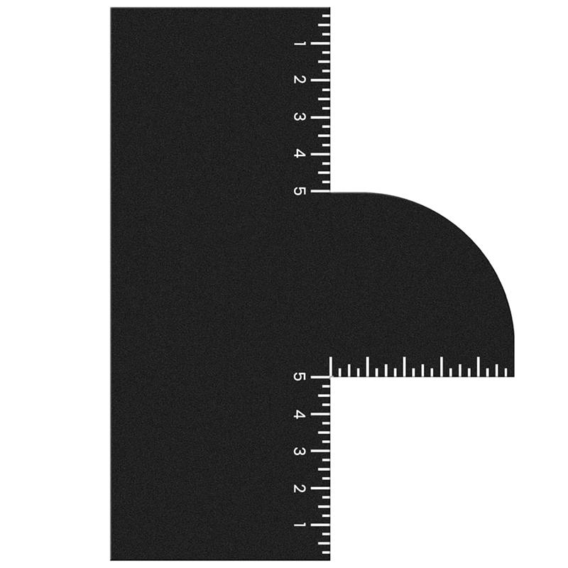 

A65T-Enhancement Reusable For Barbers Hairline Shaping Tool, Measurement Indicators, High Quality Card чёрный