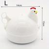 Lovely Chicken Shaped Egg Boiler Steamer 4 Eggs 1Egg Microwave Eggs Cooker Cooking Tool Kitchen Accessories Gadgets