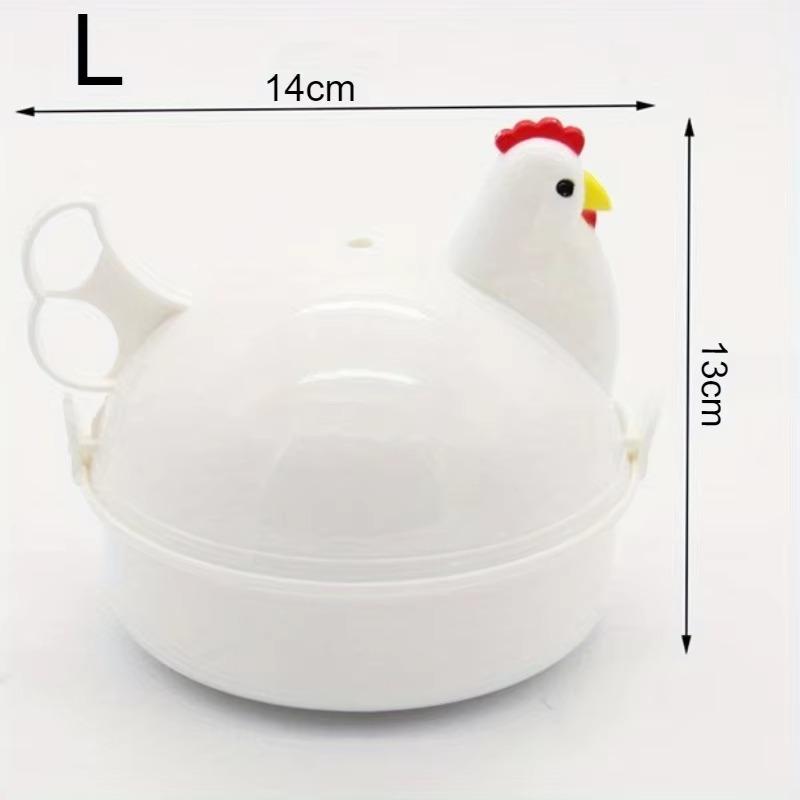 Lovely Chicken Shaped Egg Boiler Steamer 4 Eggs 1Egg Microwave Eggs Cooker Cooking Tool Kitchen Accessories Gadgets