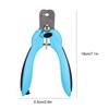 Pet Dog Cat Universal Adjustable Nail Scissors Clippers Accessory with Comfortable Handleblue