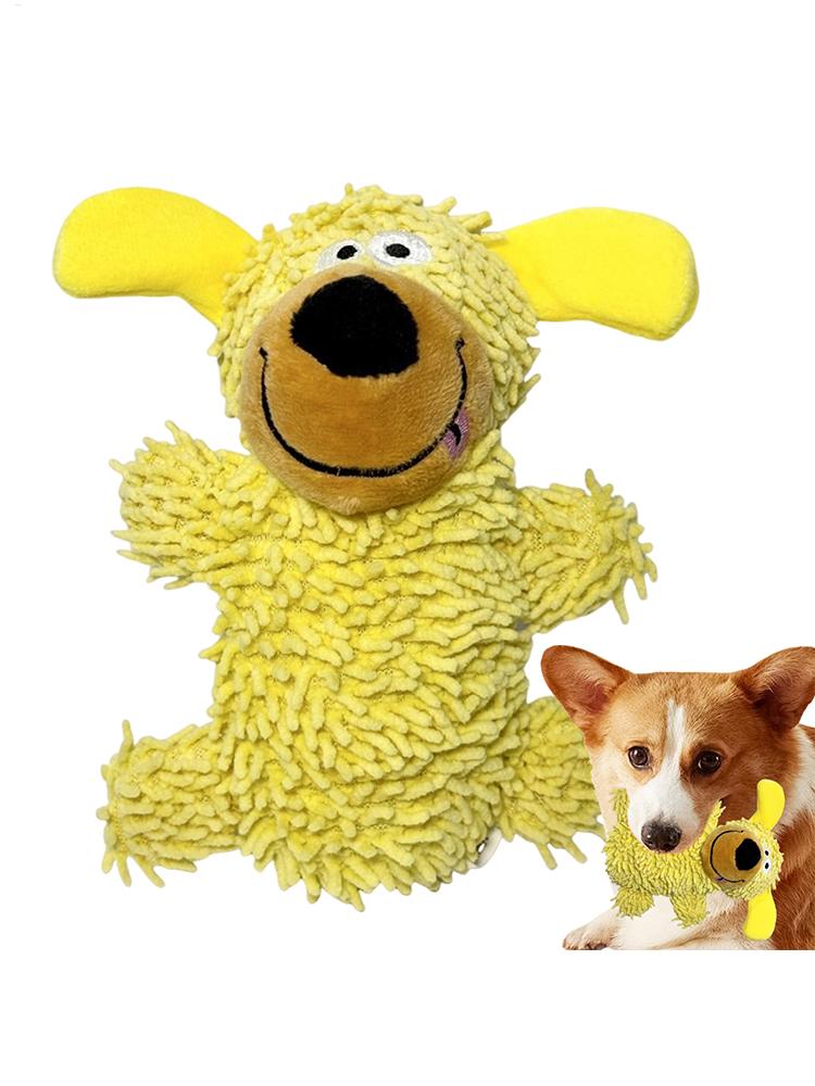 Dog Toys Chewers Cartoon Dog Plush Toys Pet Chew Games Pet Supplies Soft Doll For Small Medium Large Breed Indoor Outdoor