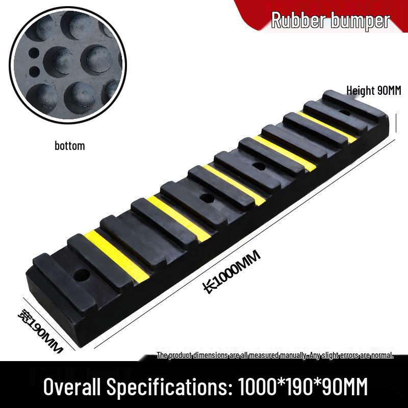 Thickened Rubber Anti-collision Strip: Corner Wall Edge Padding for Docks and Trucks