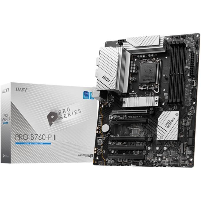 Carte mère - MSI - PRO B760-P II carte mère Intel B760 LGA 1700 ATX
