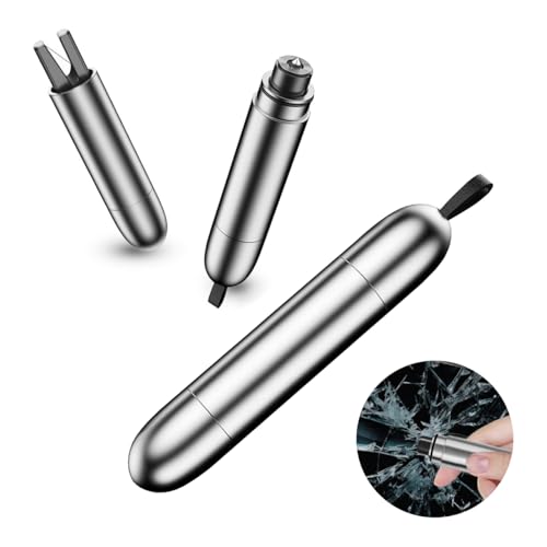CARZEL [Breaking Glass In One Second] Rescue Hammer, Seat Belt Cutter for Emergency Escape,