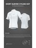 NUCKILY Set Completo da Ciclismo Estivo da Uomo con Salopette - Abbigliamento a Maniche Corte per Bici da Strada/Mountain Bike