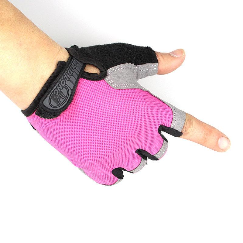 Fitness Gloves Half-finger Thin Breathable Shock-absorbing Wear-resistant Non-slip Outdoor Sports Gloves Men's and Women's Cycling Bicycle Gloves