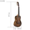 Walnuss Anfänger Ukulele - 23 & 26 Zoll Vier-Saiten Kleine Gitarre