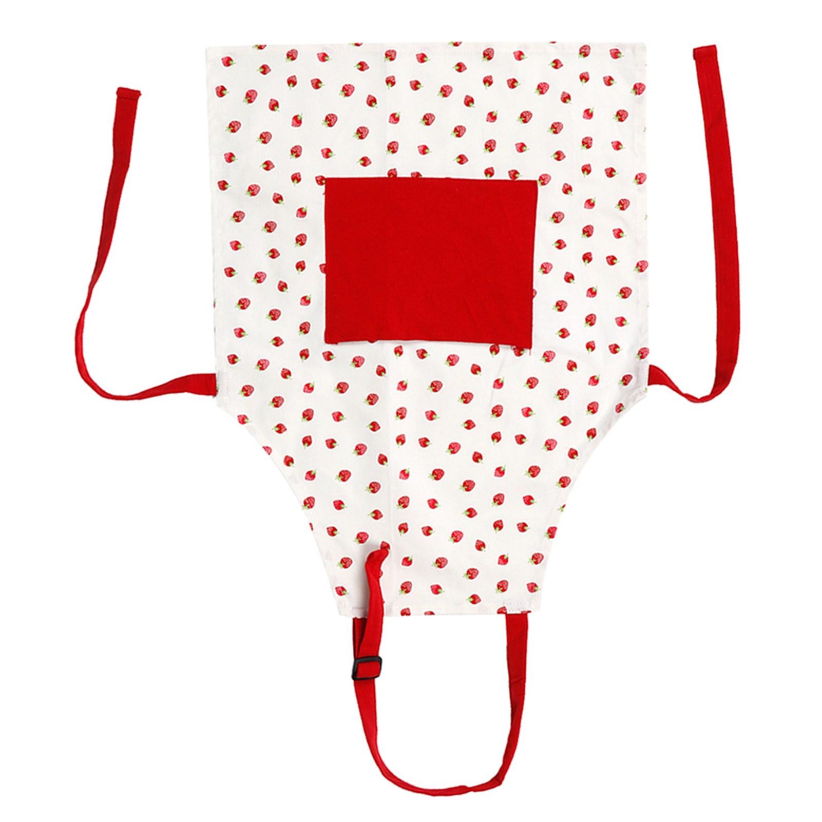 

Children Kids Cooking Baking Painting Apron Chefs Kitchen Red Strawberry