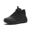 Anta Cushioning Wear-Resistant Mid-Top Casual Shoes Women's Black Sneakers 122348986-1