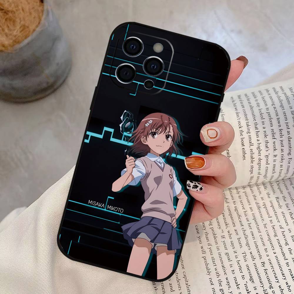 

Mikoto Misaka Phone Case Silicone Soft For IPhone 17 16 15 14 13 12 11 X XR Plus Pro Max Plus iPhone11ProMax