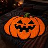 Halloween Pumpkin Shaped Flannel Blanket Cute Office Nap Throw All