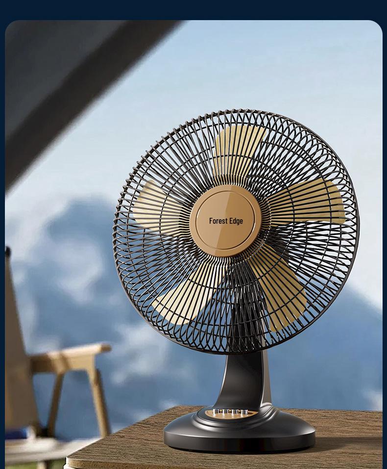 Portable 12V Solar-Powered Fan with High Airflow and Rechargeable Battery for Home, Dorm, and Outdoor Use