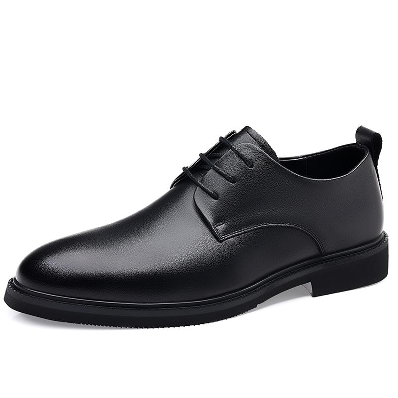 FashionGenuine Leather Men Dress Shoes Lace Up Male Oxford Shoes Italian Mens Casual Shoes Handmade Business Footwear Classic Sneakers