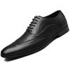 FashionFashion Leather Business Men Dress brogue Shoes Spring Autumn Designer Soft-soled Spring Autumn Brogues Shoes big size 48