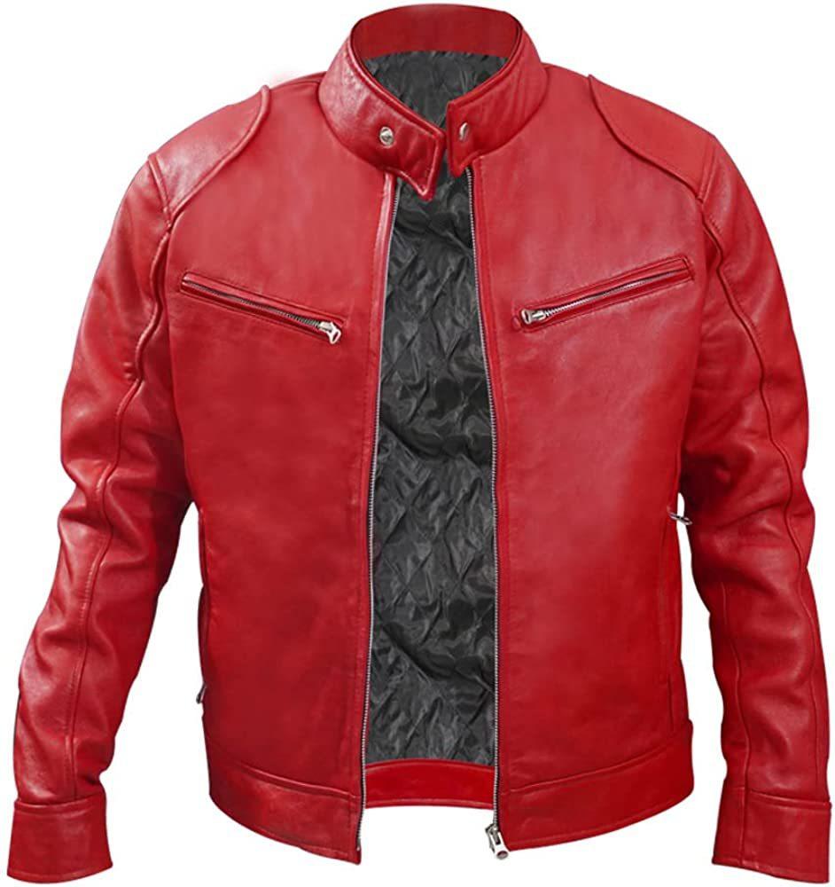 Spot men's cardigan popular PU coat zipper leather jacket leather jacket men's coat