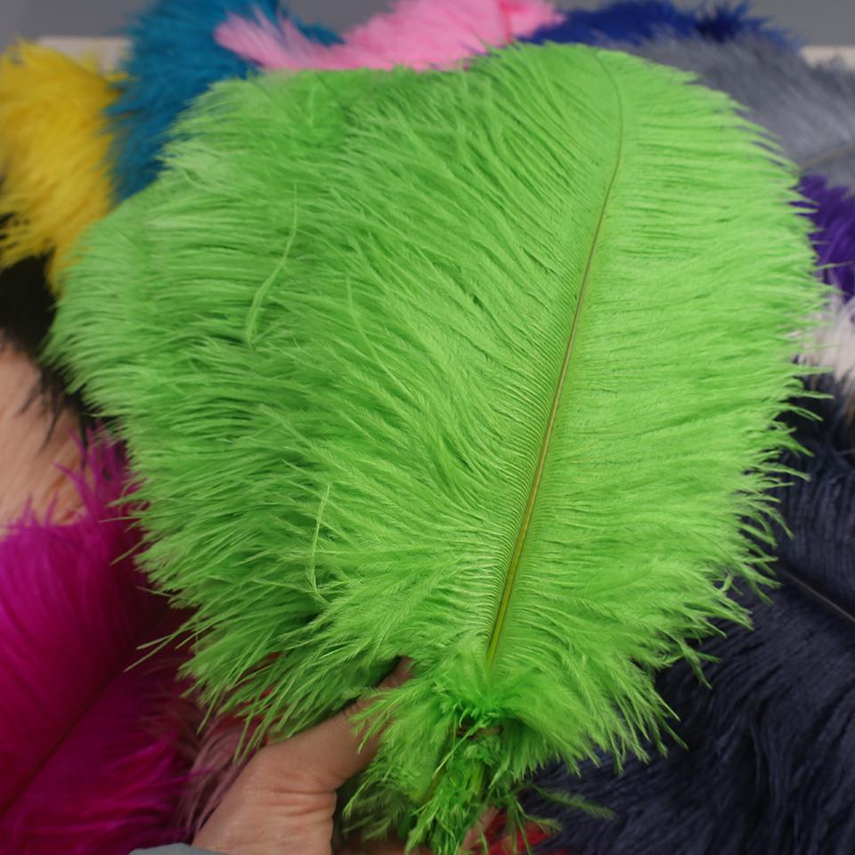 50pcs Ostrich Feathers for Crafts Wedding Decoration Handicraft Accessories Table Centerpieces Carnival Plumas Decor Wholesale