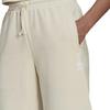 Adidas Originals Trefoil Sweatpants Solid Logo Cuffed Joggers Women Bottoms Yellow White HU1623