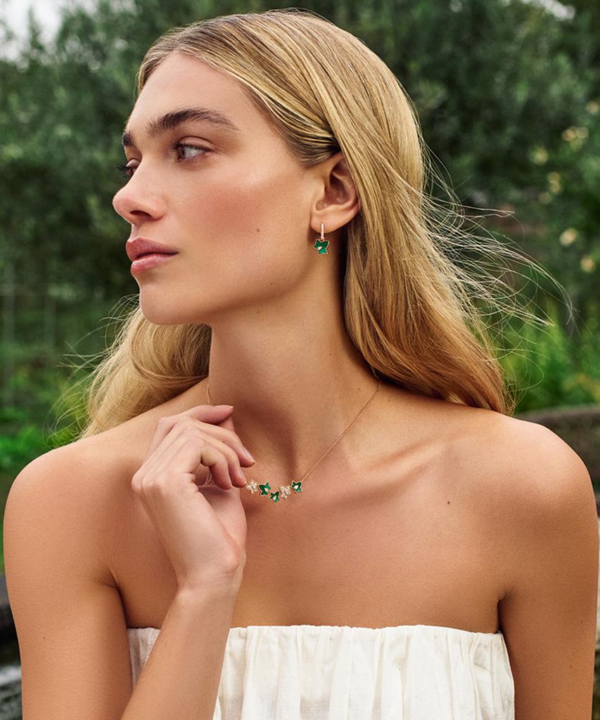 Lola Rose Ivy Malachite Cubic Drop Point Women'S Earrings