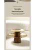 Acacia Stainless Steel Tall Fruit Bowl & Dessert Stand for Living Room