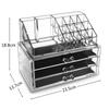 MOSIKER Cosmetic Nail Polish Lip Makeup Brush Makeup Small Item Transparent Large Desktop Storage Storage, Storage, Case, Case, Tools, Perfume,