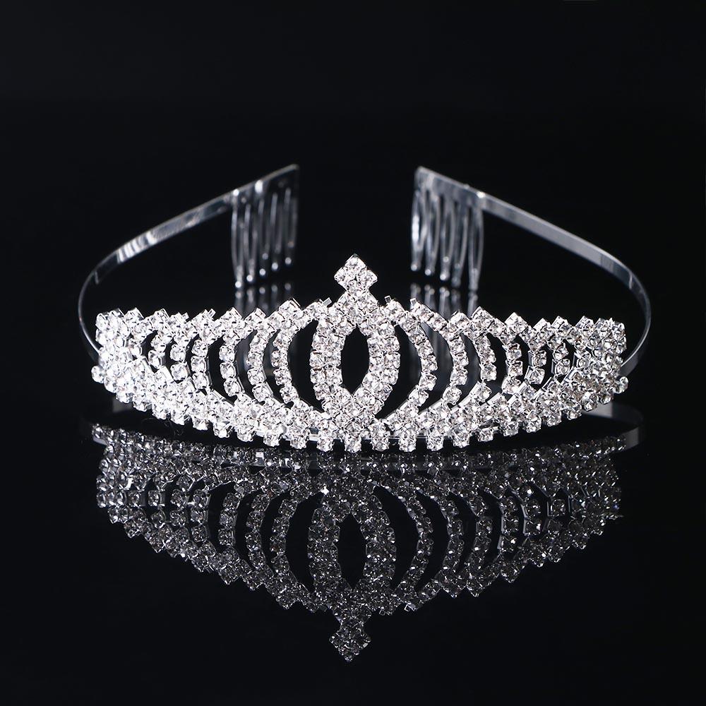 Clasp with Comb Act of Role of Queen Hair Clips Hair Hoop Princess Crown Headwear Headband
