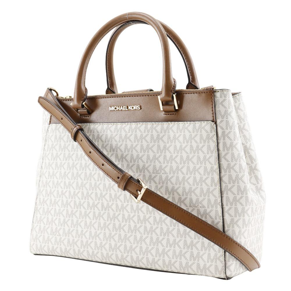 Michael Kors 2WAYShoulder Handbag 35T9GAKS3B off white PVC Women Used