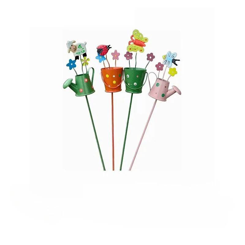 Butterfly Garden Stakes Colorful Metal Ornaments for Outdoor Decor,Patio&Lawn Flower Pot Accents Desk Decoration,Christmas Decor
