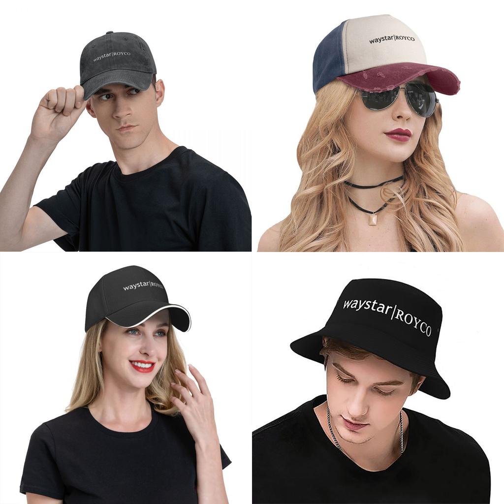 Waystar Royco Merch Boné de Beisebol Unissex para Mulheres Chapéus de Jeans Desgastados Boné Vintage Série de TV Succession Chapéu Snapback Casquette