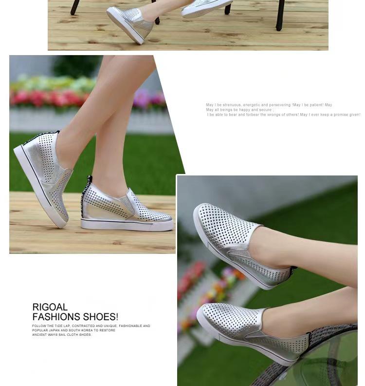 2024 Frühling/Sommer Damen Koreanischer Stil Weiße Slipper - Weiches Leder, Dicke Sohle, Lässige Einzelne Schuhe.