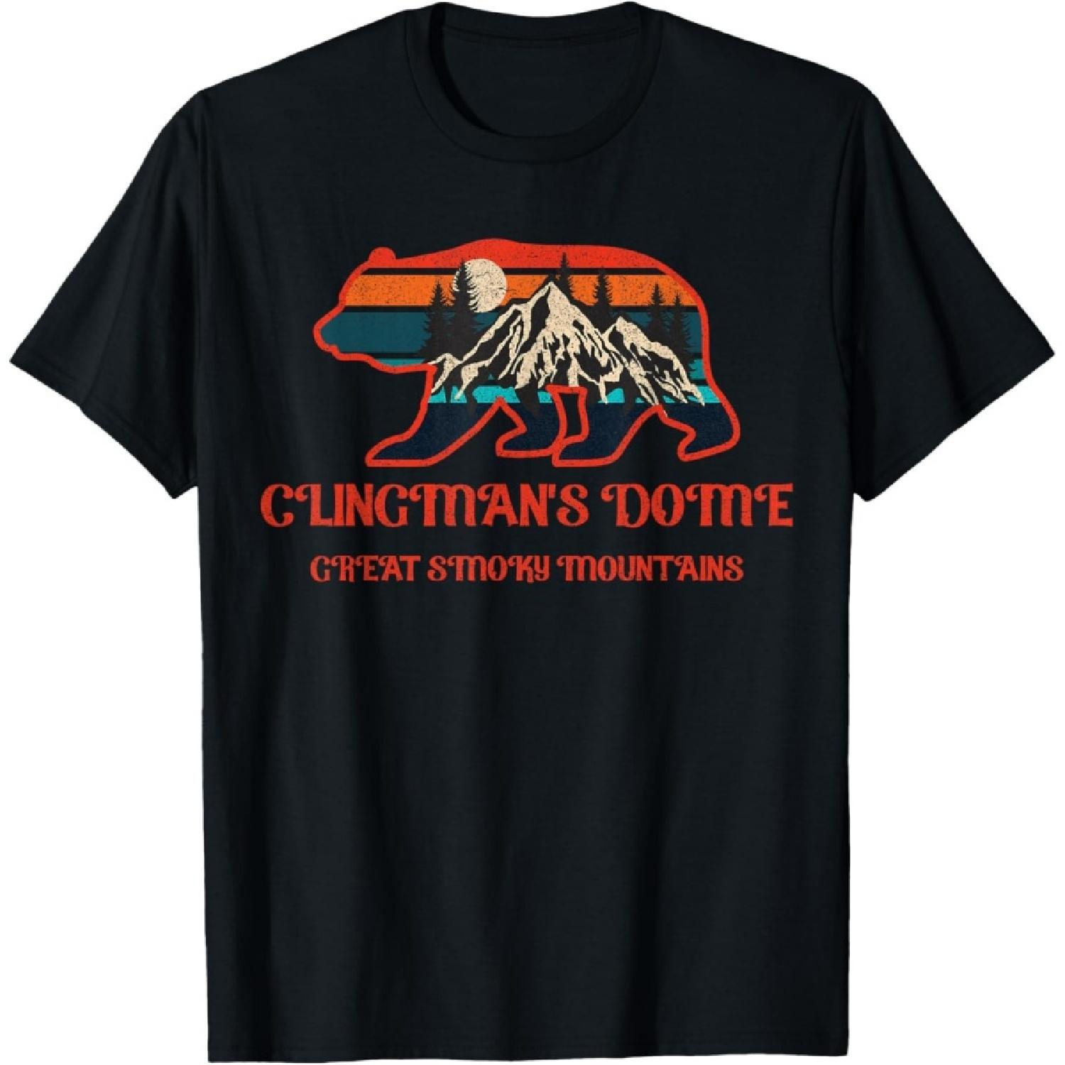 Clingmans Dome Great Smoky Mountains Souvenir North Carolina T-Shirt S