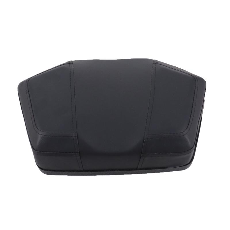 Rear Seat Backrest Cushion High Density for ATV, Black Passenger Support Pad with Padded Foam Feel, Contoured Shape, and Off-Road Riding Comfort