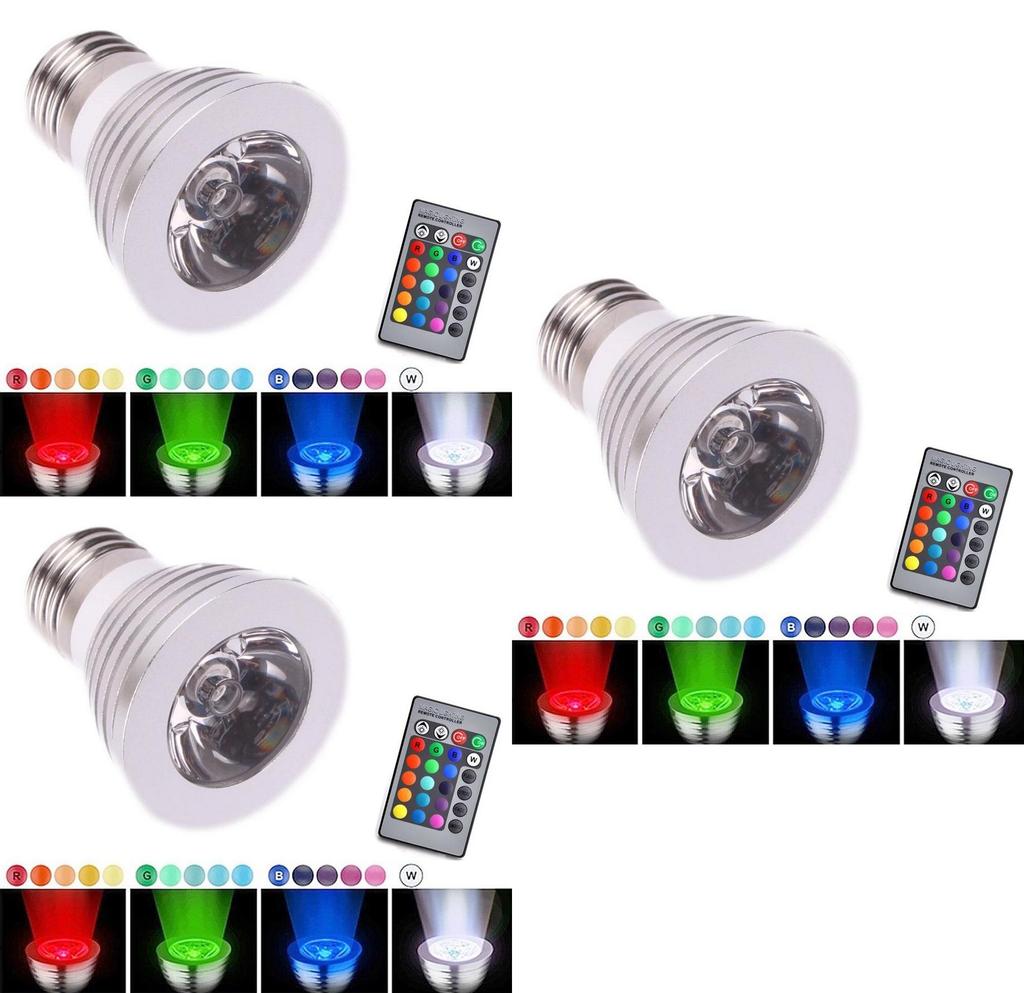 Premium Quality Magic Spot Light Bulb Lamp With 16 Color Led Wireless Remote Control For Any Room