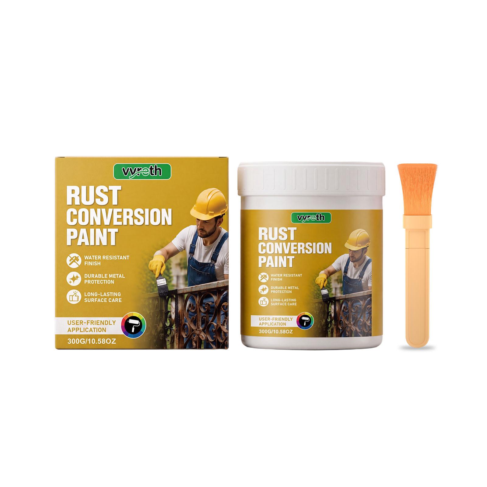 vyreth Rust removal and conversion paint Household metal iron door railing renovation anti-rust easy-to-apply, clean, and color-changing all-in-one