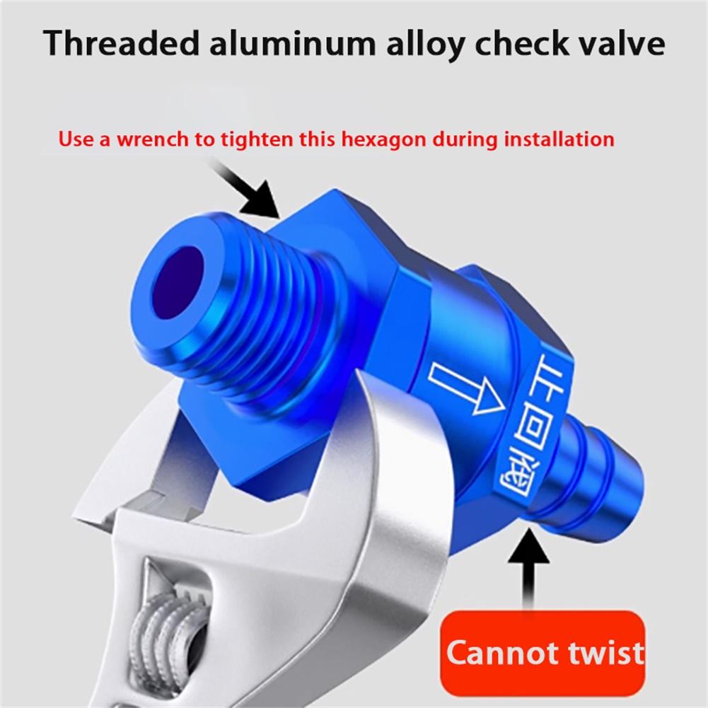 Aluminum Alloy Check Valve Air Pressure Brake Water Sprinkler Anti Backflow Valves Non Return Check Valve Repair Part